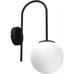 Luminex Cambridge kinkiet 1x60W czarny/biały 3193
