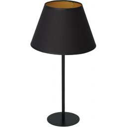 Luminex Arden lampa stołowa 1x60W czarny/złoty 3503