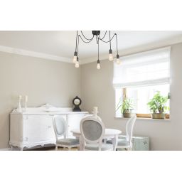 Luminex Spindel lampa wisząca 5x60W czarna 3950