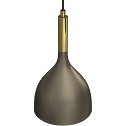 Luminex Noak lampa wisząca 1x60 W złota-tytan 4002