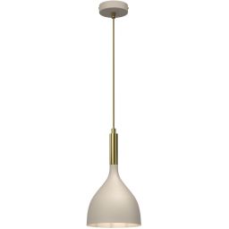 Luminex Noak lampa wisząca 1x60 W złota-beżowa 4005
