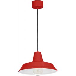 Luminex Class lampa wisząca 1x60W czerwony mat 4030
