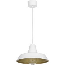 Luminex Class lampa wisząca 1x60W biały/złoty 4031