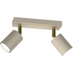 Luminex Striper lampa podsufitowa 2x8 W beżowa 4596