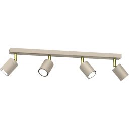 Luminex Striper lampa podsufitowa 4x8 W beżowa 4598
