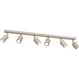 Luminex Striper lampa podsufitowa 6x8 W beżowa 4599