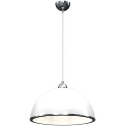 Luminex Kuchnia lampa wisząca 1x60W biały/chrom 4869