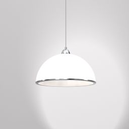 Luminex Kuchnia lampa wisząca 1x60W biały/chrom 4869