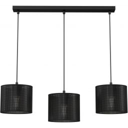 Luminex Loft Shade lampa wisząca 3x60W czarna 5239