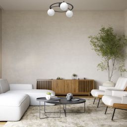 Luminex Ballo lampa podsufitowa 3x15 W czarna 5668