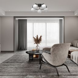 Luminex Ballo lampa podsufitowa 5x15 W czarna 5669