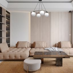 Luminex Ballo lampa wisząca 4x15 W czarna 5673