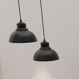 Luminex Sven lampa wisząca 1x60W czarna 9081