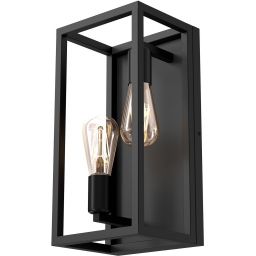 Luminex Frame kinkiet 2x60W czarny 6693