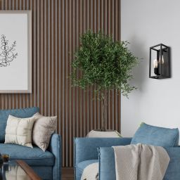 Luminex Frame kinkiet 2x60W czarny 6693