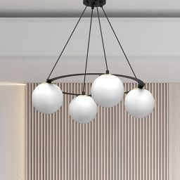 Luminex Ballo lampa wisząca 6x15 W czarna 5674