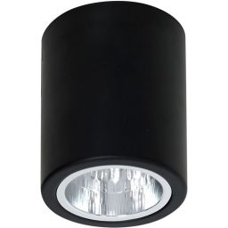 Luminex Downlight Round lampa podsufitowa 1x60 W czarna 7235