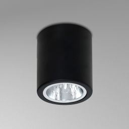Luminex Downlight Round lampa podsufitowa 1x60 W czarna 7237