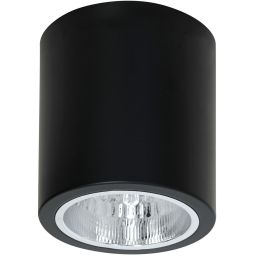 Luminex Downlight Round lampa podsufitowa 1x60 W czarna 7239