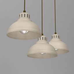 Luminex Sven lampa wisząca 3x15 W beżowa 8892