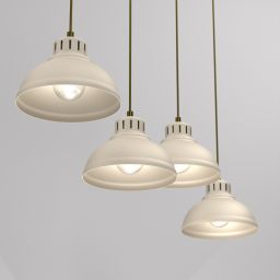 Luminex Sven lampa wisząca 4x15 W beżowa 8893