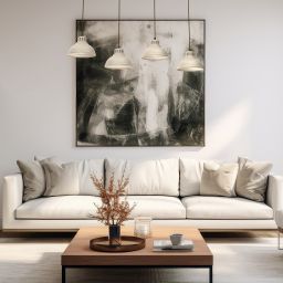 Luminex Sven lampa wisząca 4x15 W beżowa 8893