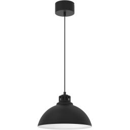 Luminex Single lampa wisząca 1x60W czarna 9041
