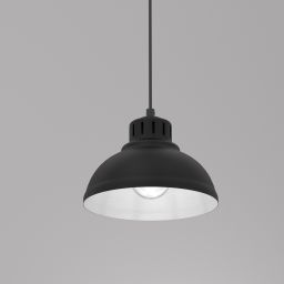 Luminex Sven lampa wisząca 1x60W czarna 9081