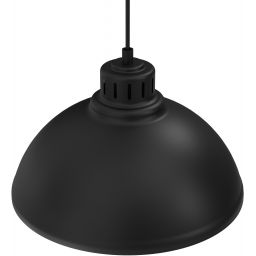 Luminex Sven lampa wisząca 1x60W czarny/złoty 9116