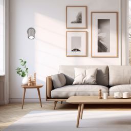 Luminex Fun kinkiet 1x8 W szary 9305