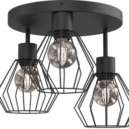 Luminex Parkla lampa podsufitowa 1x15 W czarna 9852