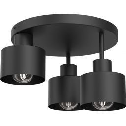 Luminex Parkla lampa podsufitowa 1x15 W czarna 9854