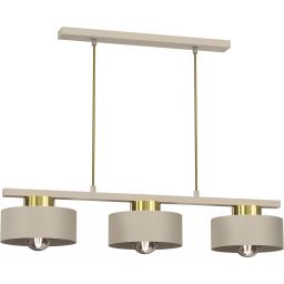Luminex Marti lampa wisząca 3x15 W beżowa 9931