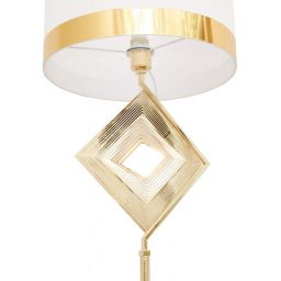 Lumina Deco Benardi lampa stojąca 1x40W biało/złota LDF5529GD+WT
