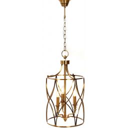 Lumina Deco Elemont W3 lampa wisząca 3x40W mosiądz LDP1233-3MD