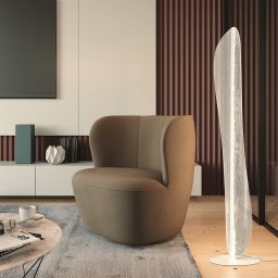 Mantra Bianca lampa stojąca 1x30W LED biała 7769