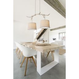 Mantra Sabina lampa wisząca 2x20W drewno 6177