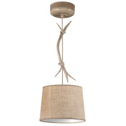 Mantra Sabina lampa wisząca 1x20W drewno 6410