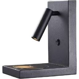 Mantra Zanzibar kinkiet 1x3W czarny mat 6752