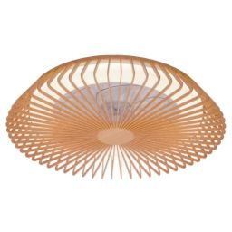 Mantra Himalaya lampa podsufitowa 1x70W LED z wentylatorem drewno 7128