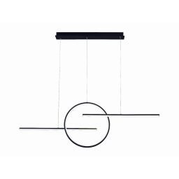 Mantra Kitesurf lampa wisząca 1x50 W biała-czarna 7140