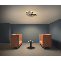 Mantra Collage lampa podsufitowa 1x60W LED czarna 7230