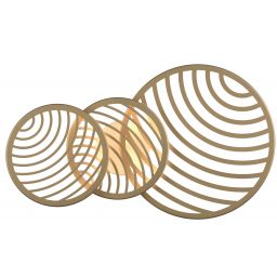 Mantra Collage lampa podsufitowa 1x40W LED złota 7233