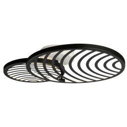 Mantra Collage lampa podsufitowa 1x30W LED czarna 7234