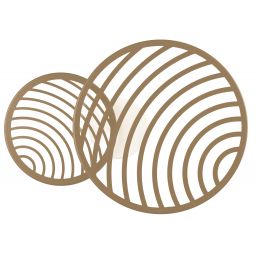 Mantra Collage lampa podsufitowa 1x30W LED złota 7235