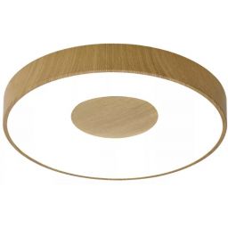 Mantra Coin Redondo plafon 1x80 W biały-drewno 7565