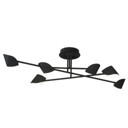 Mantra Capuccina lampa podsufitowa 44,5W LED czarna 7580