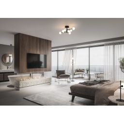 Mantra Cellar lampa wisząca 1x5 W biała-czarna 7634