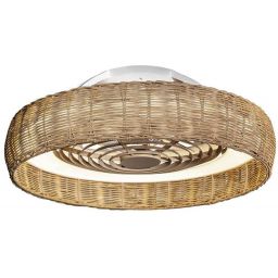 Mantra Kilimanjaro plafon 1x70W LED z wentylatorem rattan 7811