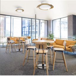 Mantra Aloha lampa podsufitowa 1x45 W biała-drewno 8234